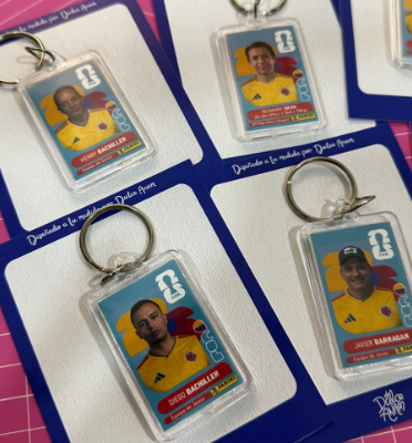 Llaveros Mundial Personalizados 📷