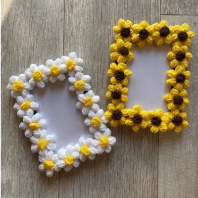 Portarretrato Margarita y Girasol 🌻 🌼
